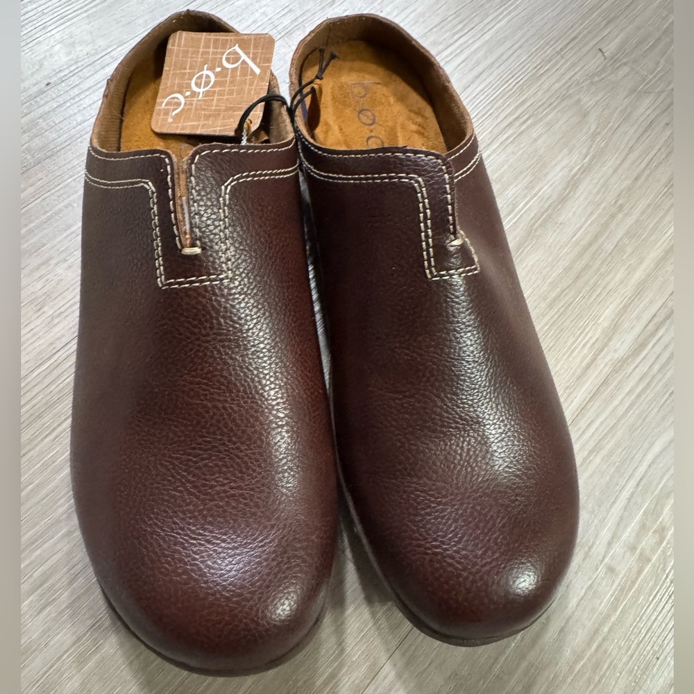 Big On Comfort Slip On Brown Mule Women
